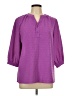 Unbranded 100% Polyester Purple 3/4 Sleeve T-Shirt Size L - photo 1