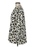 Tres Jolie 100% Polyester Print Ivory Long Sleeve Blouse Size M - photo 5