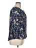 Fred David 100% Rayon Blue 3/4 Sleeve Blouse Size XL - photo 4