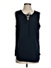 Christopher & Banks Blue Sleeveless Blouse Size S - photo 1