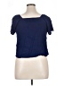 Cloud Chaser Blue Short Sleeve Top Size XL - photo 2