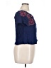 Cloud Chaser Blue Short Sleeve Top Size XL - photo 4