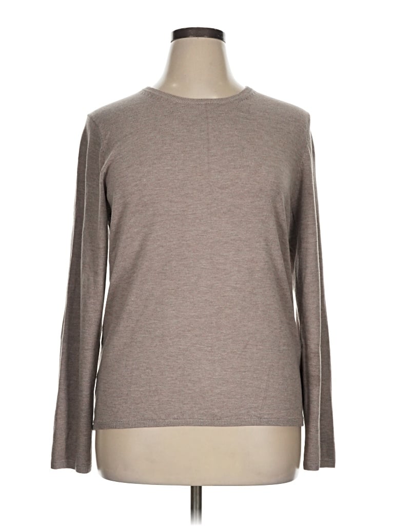 Pre-owned Ann Taylor Pullover Sweater In Brown