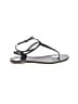Jil Sander Gray Black Sandals Size EU 39 - photo 1