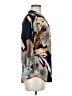 Assorted Brands 100% Cotton Floral Blue 3/4 Sleeve Blouse Size 6 (estimated) - photo 4
