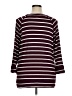 Market and Spruce Stripes Burgundy Pullover Sweater Size 1X - photo 2