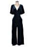 Greylin Solid Blue Jumpsuit Size XS - photo 1