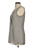 CAbi 100% Polyester Tweed Gray Sleeveless Blouse Size S - photo 5