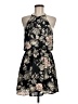 One Clothing 100% Polyester Floral Black Casual Dress Size M - photo 1