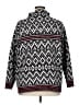 Tahari Chevron-herringbone Black Gray Pullover Sweater Size 1X - photo 2