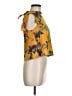 True Destiny 100% Polyester Yellow Sleeveless Blouse Size M - photo 4