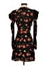 Topshop 100% Polyester Print Black Cocktail Dress Size 2 - photo 2