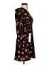 Topshop 100% Polyester Print Black Cocktail Dress Size 2 - photo 4