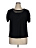 Vintage Rose Black Short Sleeve Top Size XL - photo 1