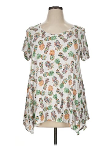 Cynthia Rowley Short Sleeve Blouse (view 1)