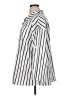 Unbranded 100% Polyester Stripes Silver 3/4 Sleeve Blouse Size 1X - photo 5
