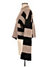 Butter Melon Color Block Brown Turtleneck Sweater Size M - photo 5