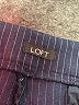 Ann Taylor LOFT Stripes Blue Dress Pants Size 8 - photo 7