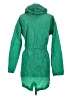 American Apparel 100% Nylon Green Raincoat Size XXS - photo 2
