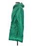 American Apparel 100% Nylon Green Raincoat Size XXS - photo 5
