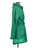 American Apparel 100% Nylon Green Raincoat Size XXS - photo 4