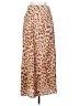 Free People 100% Polyester Animal Print Tan Casual Skirt Size 2 - photo 2