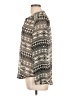 About A Girl 100% Polyester Print Gray Long Sleeve Blouse Size L - photo 5