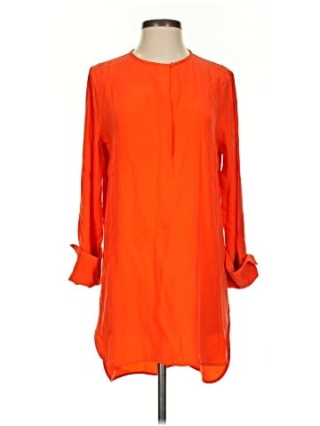 Equipment 3/4 Sleeve Silk Top (view 1)