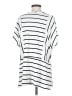 Lisa Bayne Stripes White Short Sleeve Top Size S - photo 2