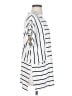 Lisa Bayne Stripes White Short Sleeve Top Size S - photo 4