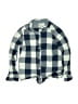 OshKosh B'gosh 100% Cotton Checkered-gingham Blue Long Sleeve Button-Down Shirt Size 7 - photo 1