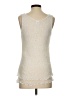 Van Klee 100% Polyester Ivory White Sleeveless Top Size XXS (estimated) - photo 2