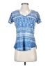 Natural Reflections Blue Short Sleeve Top Size S - photo 1