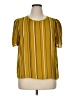 Apt. 9 Yellow Short Sleeve Blouse Size XL - photo 1