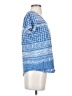 Natural Reflections Blue Short Sleeve Top Size S - photo 4