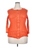 Onque 100% Cotton Orange 3/4 Sleeve Blouse Size 2X - photo 1