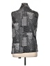 Cj Banks 100% Polyester Gray Silver Sleeveless Blouse Size 1X - photo 2