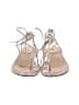 Stuart Weitzman Silver Tan Sandals Size 7 - photo 2