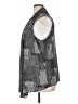 Cj Banks 100% Polyester Gray Silver Sleeveless Blouse Size 1X - photo 5