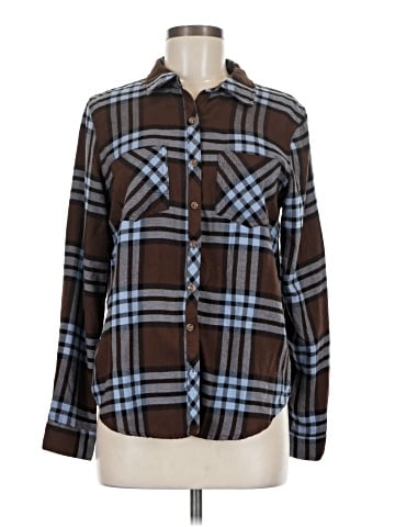 Maurices Long Sleeve Button-Down Shirt (view 1)