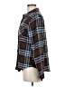 Maurices Plaid Brown Long Sleeve Button-Down Shirt Size M - photo 5