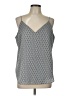 Express Outlet 100% Polyester Gray Sleeveless Top Size L - photo 1