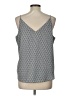 Express Outlet 100% Polyester Gray Sleeveless Top Size L - photo 2