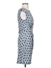 Max Studio Print Blue Cocktail Dress Size S - photo 4