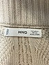 MNG Chevron-herringbone Ivory Casual Skirt Size XL - photo 4