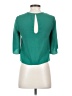 Wilfred 100% Polyester Green 3/4 Sleeve Blouse Size XXS - photo 2