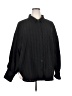 Boohoo Houndstooth Black Long Sleeve Button-Down Shirt Size 18 - photo 1