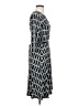 Leota Houndstooth Black Casual Dress Size XS - photo 4