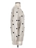 Unbranded Polka Dots Silver Pullover Sweater Size S - photo 4
