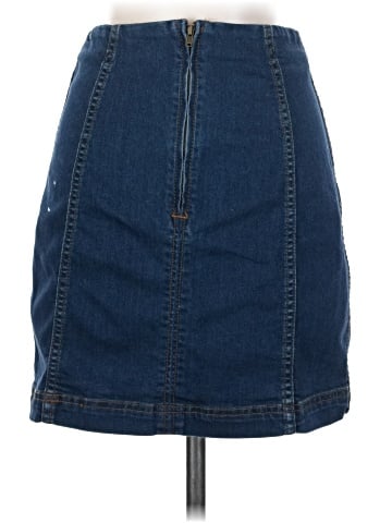 Free People Denim Skirt (view 2)